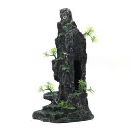 Steile rots met bomen OS-109 - aquarium decoratie