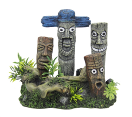 Totempalen, meerdere figuurtjes OS-0019 - aquarium decoratie