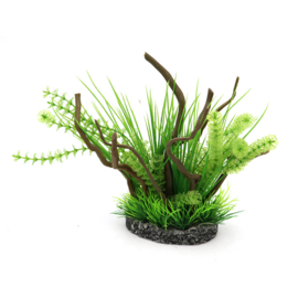 Kunstplanten met hout OS-214 - aquarium decoratie