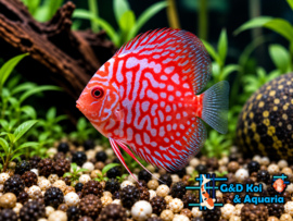 Symphysodon / Discus Pigeon Blood Rood