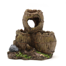Houten vaten / tonnen large OS-198 - aquarium decoratie