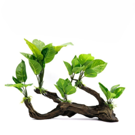 Kunstplanten op hout OS-226 - aquarium decoratie