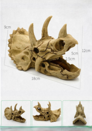 Dinosaurus kunstschedel Triceratops OS-218 - aquarium decoratie