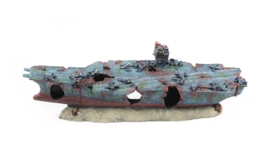 Atlantis Battle ship / aquarium decoratie schip