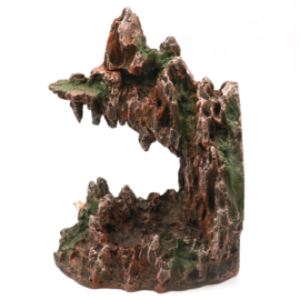 Overhangende rots met zandwaterval OS-311 - aquarium decoratie