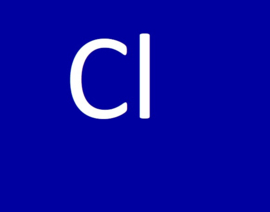 De Cl waarde (chloor)