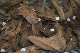 Heavy Wood / Kienhout 11-17cm groot, aquarium decoratie hout