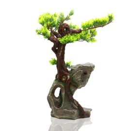 Bonsai boom op rots met plateau OS-309 - aquarium decoratie