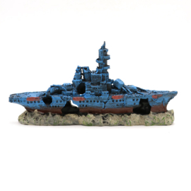 Gezonken oorlogsschip / scheepswrak OS-192 - aquarium decoratie
