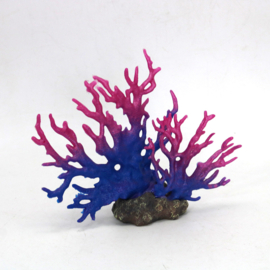 Koraal blauw en roze, kunstkoraal OS-144 - aquarium decoratie