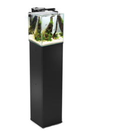 Osaka  Nano Aquarium Cube 49ltr zwart / Scapers tank met meubel