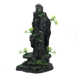 Steile rots met bomen OS-109 - aquarium decoratie
