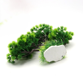 Bonsai boom met gras OS-220 - aquarium decoratie