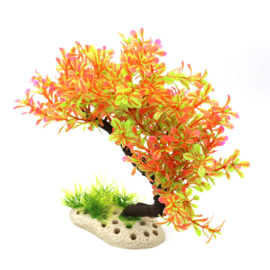 Bonsai boom rood en groen OS-211 - aquarium decoratie