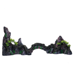 Rotsen met slingerende loopbrug 90 cm breed OS-245 - aquarium decoratie