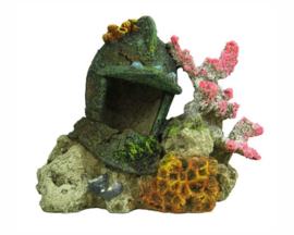 PACIFIC CORAL WITH HELMET 14 CM