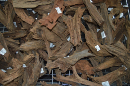 Heavy Wood / Kienhout 11-19cm groot, aquarium decoratie hout