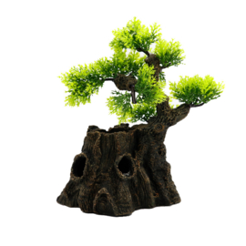 Boomstronk met bonsai OS-158 - aquarium decoratie
