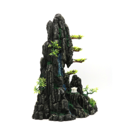 Rots met waterval en lantaarn OS-127 - aquarium decoratie