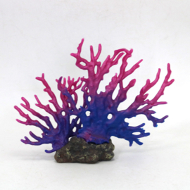 Koraal blauw en roze, kunstkoraal OS-144 - aquarium decoratie