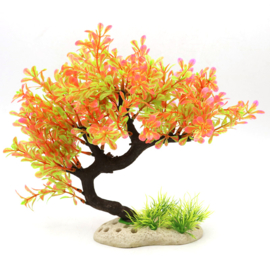 Bonsai boom rood en groen OS-211 - aquarium decoratie