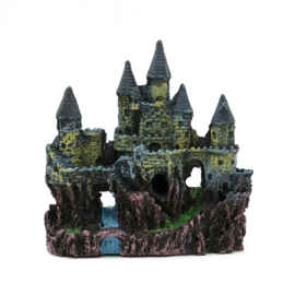 Kasteel op een berg OS-267 - aquarium decoratie
