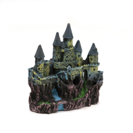 Kasteel op een berg OS-267 - aquarium decoratie