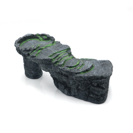 Plateau van stenen met doorgang en grot large OS-303 - aquarium decoratie