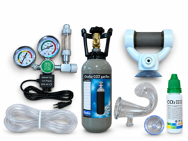 Osaka pro aquarium co2 set tot 400 liter - 1.5 kg co2 fles