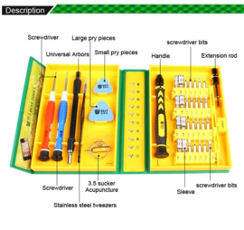 38 in 1 Precision Tools Set Screwdriver BST-8921