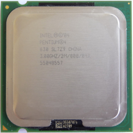 CPU Desktop Intel Pentium 4 630