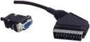 21p scart plug naar 15p High-Density kontra D-plug. ( vga )