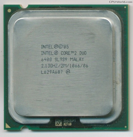 CPU Desktop Intel Core 2 Duo E6400