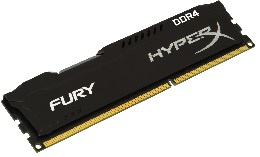 Kingston DDR4 8GB 2666/3200Mhz HyperX Fury zwart