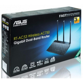 Asus Dual Band Router RT-AC53 Wireless AC750