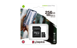 Kingston Micro SD Card 256GB + Adapter
