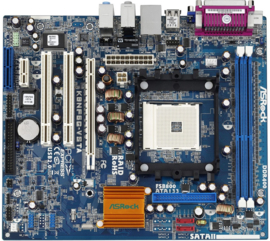 1 Upgradeset: AsRock K8NF6G-VSTA + AMD Sempron 64 3000+ 1024MB DDR1