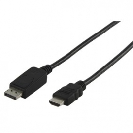 Displayport -  HDMI adapter kabel 1.8 meter