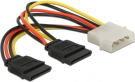 Molex naar 2x Sata