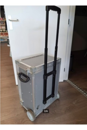 Koffer Veron met instrumenten lade tweedehands, grijs