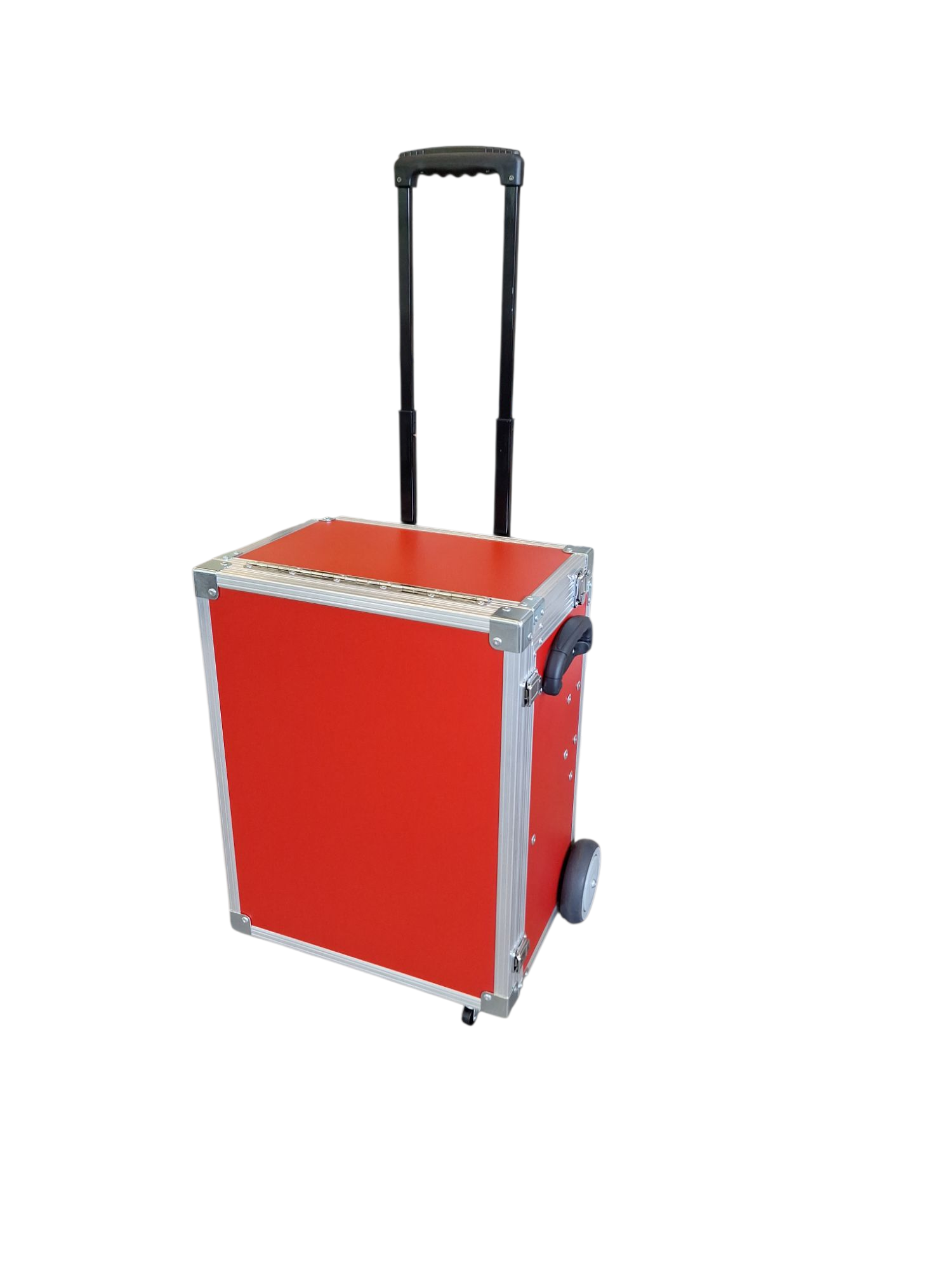 Koffer Veron rood + gratis deurtas