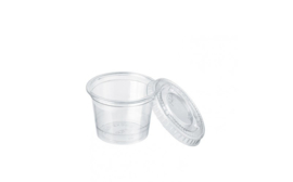 Plastic cup voor creme 25 stuks