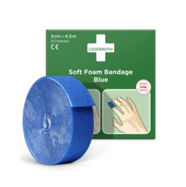 Soft Foam Bandage Blauw (3cm x 4,5 m) – Cederroth