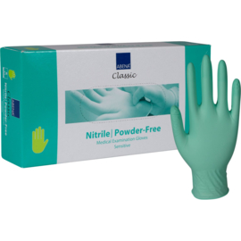 Abena Nitril handschoenen GROEN, maat S