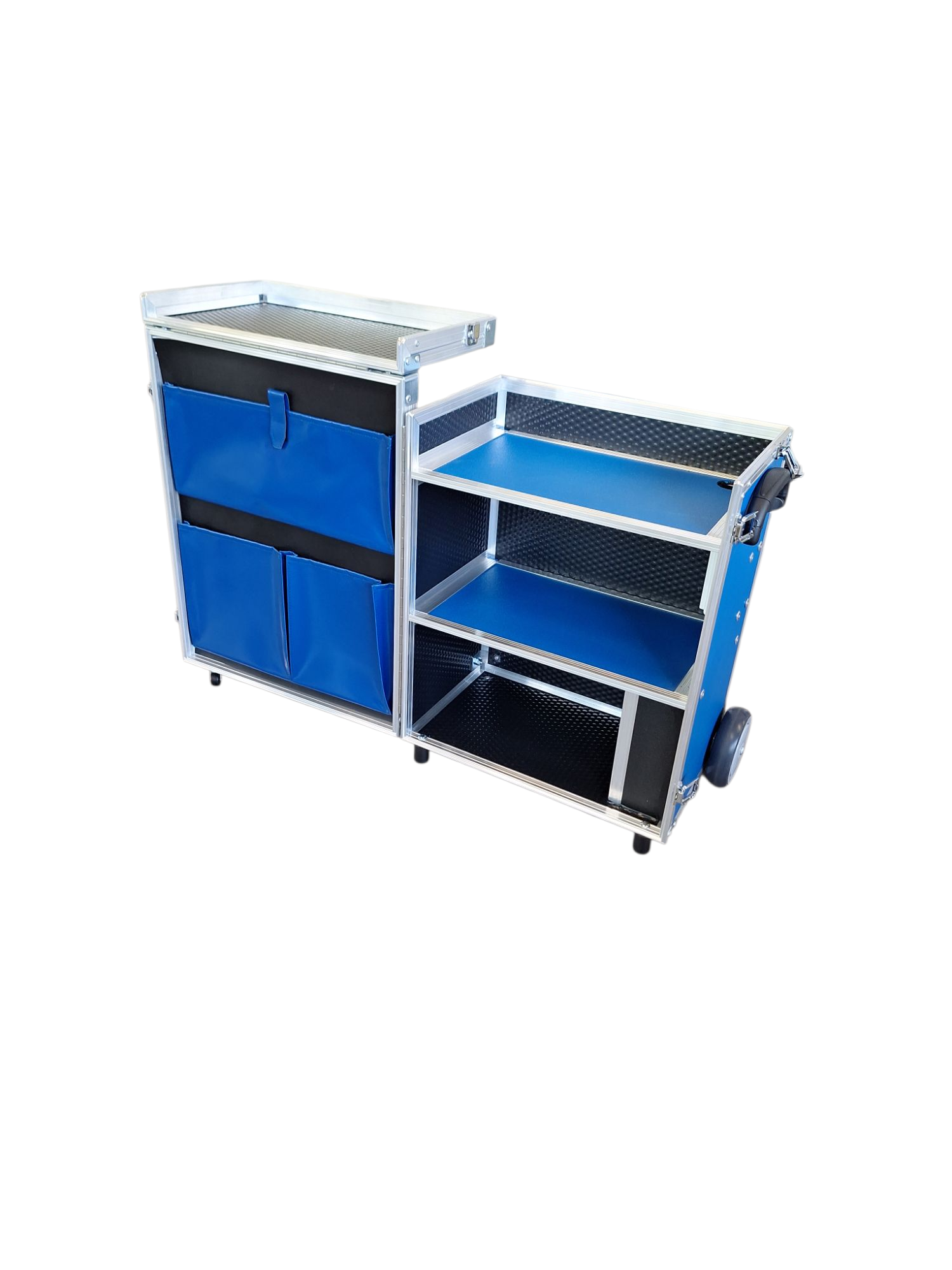 Koffer Veron blauw + gratis deurtas