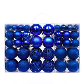 Kerstballen 100 stuks Donker Blauw