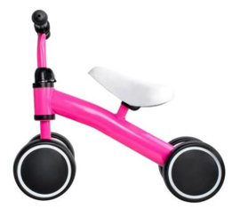 Loopfiets metaal Roze