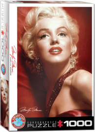 Marilyn Monroe Red Portrait 1000 stukjes