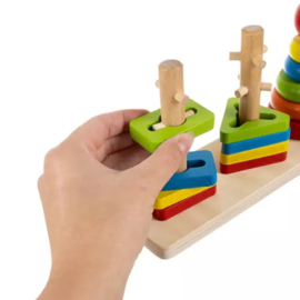 Houten vormen sorteerder