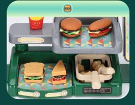 Burger Bar, Hamburger Bar, Burger Shop, Fastfood Restaurant